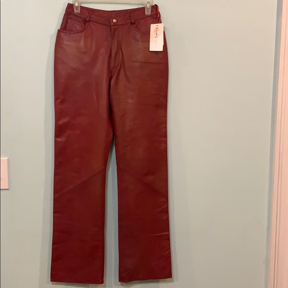Willi Smith leather pants
